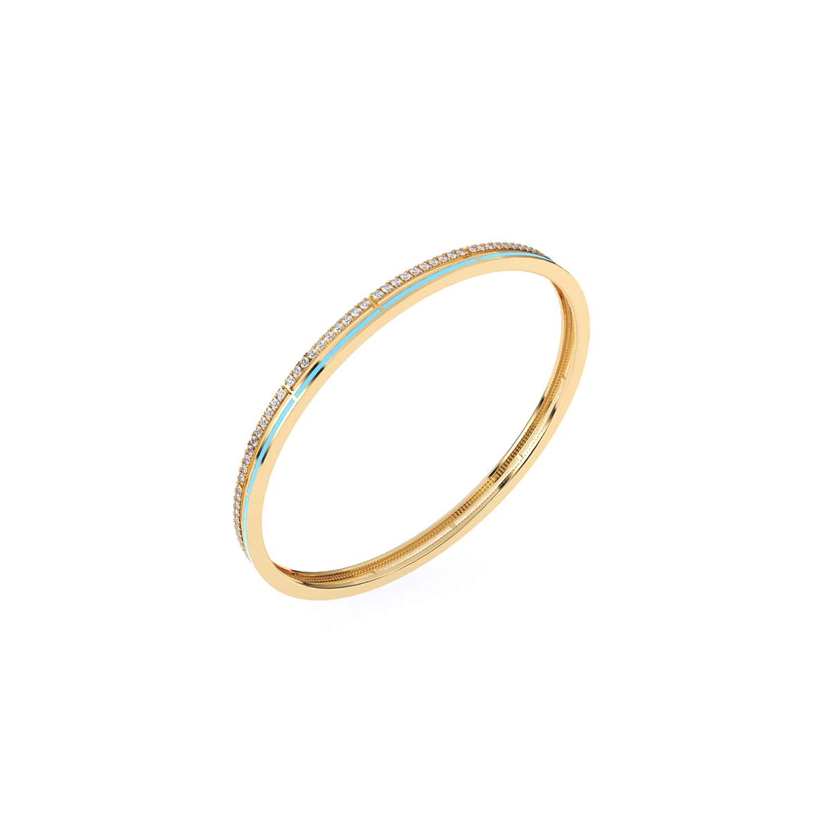 Fancy Lab Grown Diamond Bangle